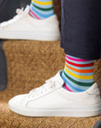 Pastel Striped Bamboo Socks