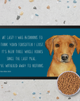Starving Since Breakfast Pet Bowl Mat – Featuring the Fox Red Labrador
