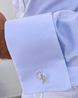 Custom Monogram Letter Cufflinks
