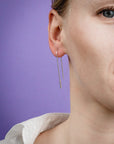 Minimalist U-Shaped Silver Earrings by Maarja Palu – Elegant & Modern by Maarja Palu at www.brixbailey.com