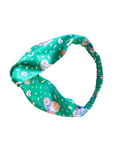 Dottie Silk Headband in Rainforest Butterfly