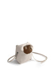 Rebecca Small Cutie Leather Bag, White