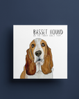 The Ultimate Guilt Trip – Basset Hound Greeting Card