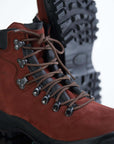 Waterproof Hiking Boots in Rosso Aragosta