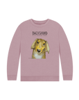 Snuggly Long Haired Sausage Dog Kids' Sweatshirt – Ethically Made Cuteness!