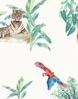 Watercolour Rainforest Wallpaper | Jungle Animals | Children's Bedroom & Nursery
