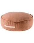 MeowBaby® Corduroy Pouf Round – Designer Seating for Children - Brick