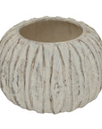 Elegant Lorenzo Rotund Fin Vase | Modern Home Decor