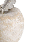 Medium Handcrafted Stone Apple Decor