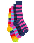 Pride Stripe Bamboo Sock Bundle - Four Pairs