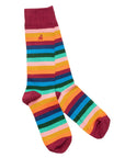 Spots & Stripes Comfort Cuff Bamboo Sock Bundle - Four Pairs