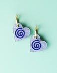 Celtic Spiral Hoop Earrings