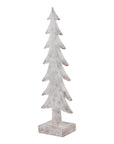 Snowy Forest Tree Sculpture Winter Home Decor