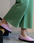 Light Pink Lambswool Slippers
