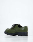 Green Leather Walking Shoes for Everyday Adventures