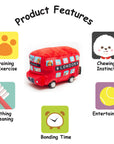 London Bus Plush Dog Toy