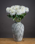 Handcrafted white peony artificial flower with layered petals and realistic texture, perfect for wedding arrangements. by sostter at brixbailey.com