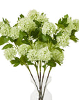 Green Snowball Faux Flower Stem