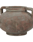 Large Siena Brown Pelike Pot Vase
