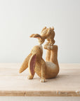 Kissing Bunnies Decorative Figurine
