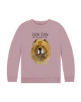 Cozy Red Chow Chow Sweatshirt for Kids – Fluff and Fun in Every Stitch!