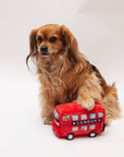 London Bus Plush Dog Toy