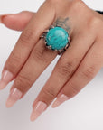 Mystic Statement Rings – Turquoise & Labradorite Collection.