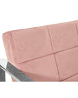 Vogue Pink Velvet Lounge Chair