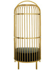 Eliza Gold Finish Dome Cage Chair