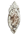 Wall Mirror with Decorative Crown | Riza
