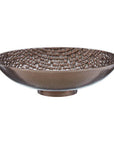 Arya Pewter Finish Decorative Bowl