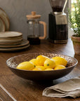 Arya Pewter Finish Decorative Bowl