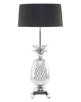 Nickel Finish Pineapple Table Lamp | Boho