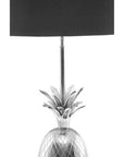 Nickel Finish Pineapple Table Lamp | Boho