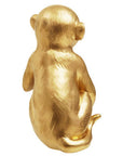 Gold Finish Monkey Lamp | Boho