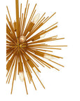 Spike Brass Finish Metal Pendant Light