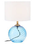Blue Glass Table Lamp | Noa