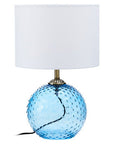Blue Glass Table Lamp | Noa