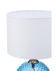 Blue Glass Table Lamp | Noa