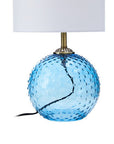 Blue Glass Table Lamp | Noa