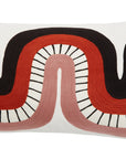 Curve Pattern Rectangular Cushion | Bosie Ozella