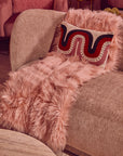 Curve Pattern Rectangular Cushion | Bosie Ozella
