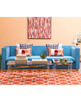 Multicolour Rectangular Cushion | Bosie Ozella