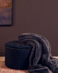 Bosie Grey Faux Fur Throw | Lamina