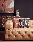 Black and Beige Cushion | Bosie Ozella
