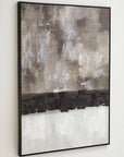 Monochrome Textured Canvas Wall Art | Astratto