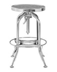 Gator Chrome Finish Adjustable Bar Stool