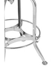 Gator Chrome Finish Adjustable Bar Stool