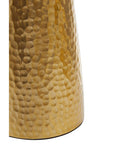 Allegra Gold Aluminium Soap Dispenser with Hammered Effect