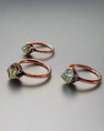 Raw Chrome Diopside Ring - Electroformed | Handmade by Blackbird & Sage